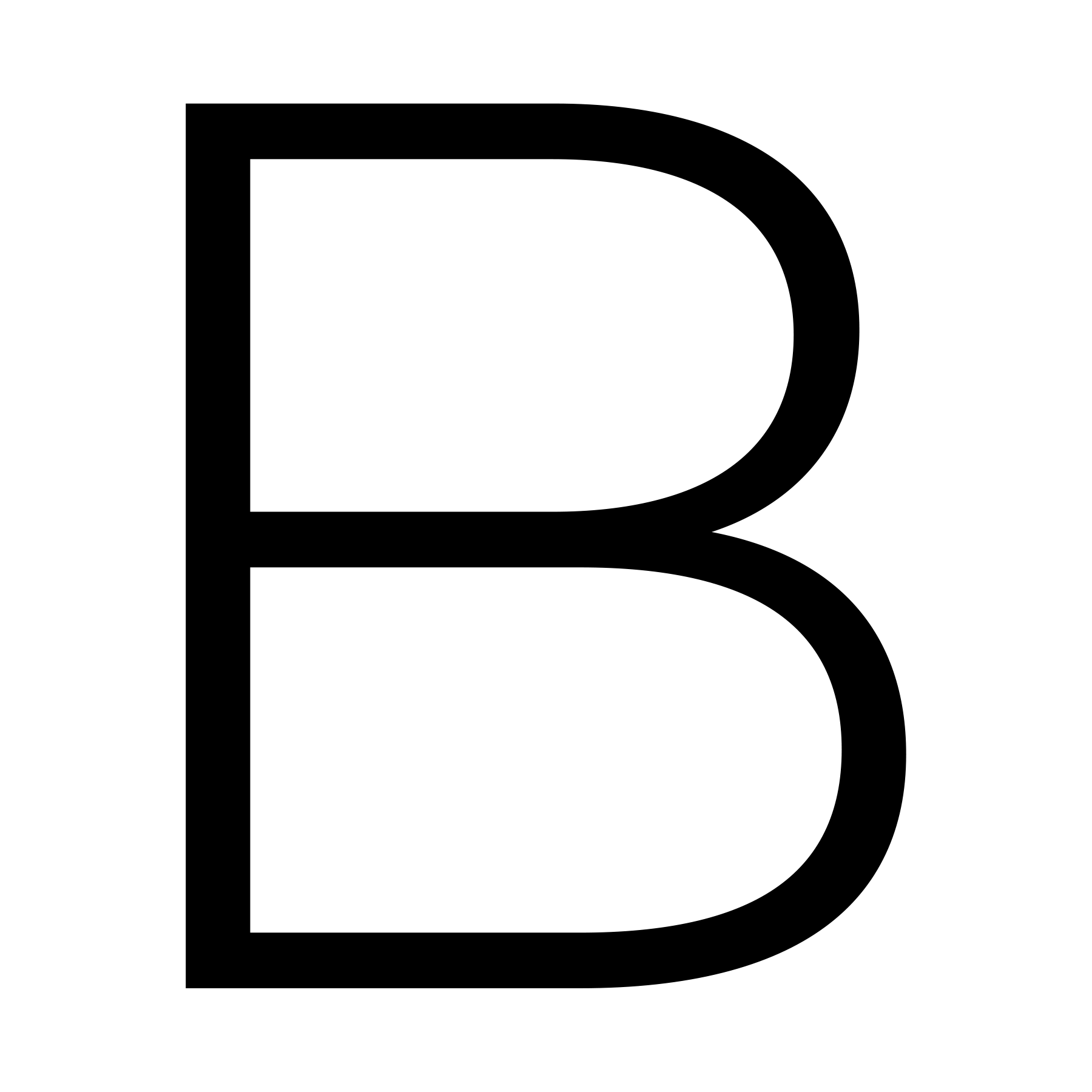 B